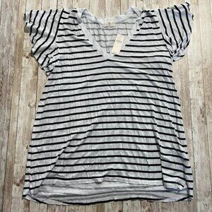 Anthropologie Large Women's Stripped Shirt
